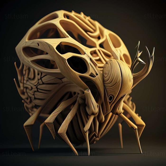 3D модель Ixodes cordifer (STL)